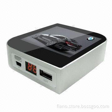 5,000mAh Electronic Photo Album Power Bank, Latest and Popular, 5V/1.5A Output